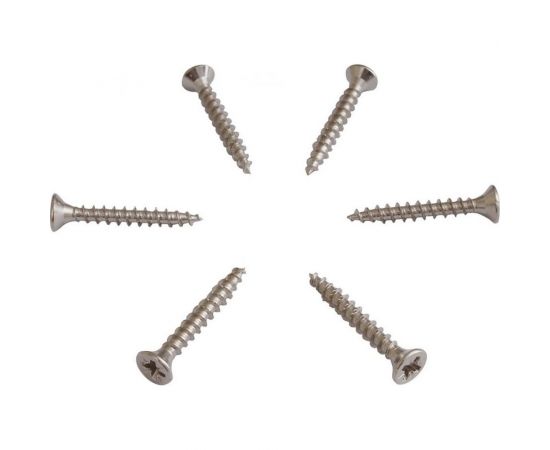 Дверная петля ALDEGHI LUIGI SPA накладная 38х32х12 мм, цвет: матовый хром, к-т: 1 шт. + монтажный набор 143CS032_Q – изображение 5