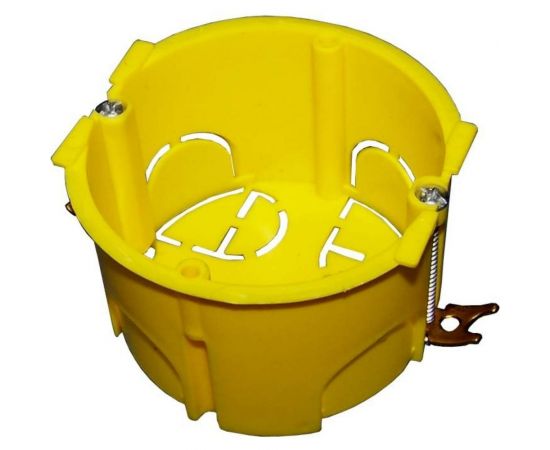 Подрозеточная коробка TWT в стену для суппорта 45x45, желтая BX45x45-YL 