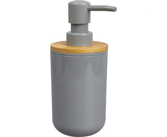 Дозатор для жидкого мыла Аквалиния Gray пластик, бамбук PS0112FA-LD 