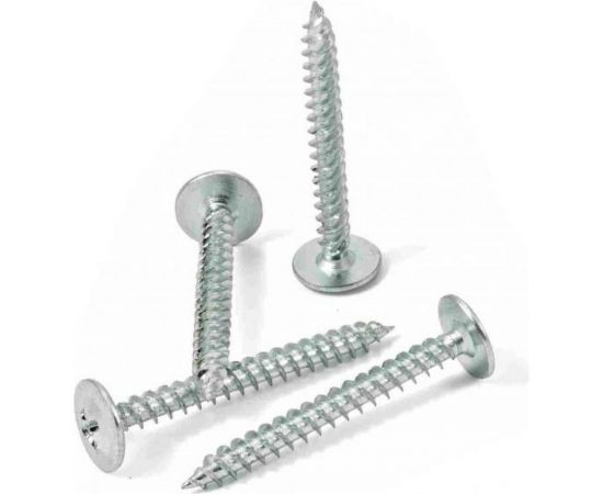 Саморез КВАДРА пресс-шайба, острый конец, 4.2x51, цинк, кор. 50 шт. 420511005020 