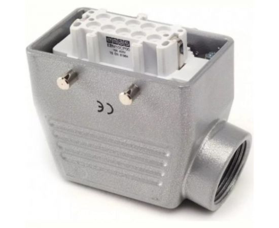 Розетка Emas боковой ввод, 10 полюсов, 16А, 400В. EBM10PU10 