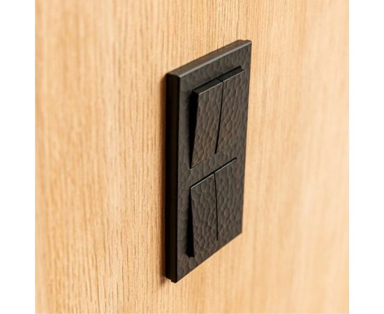 Рамка на 2 поста WERKEL Hammer черный W0022408 a052517 – изображение 11