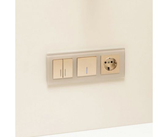 Выключатель WERKEL W1112110 одноклавишный проходной с подсветкой a051412 – изображение 2