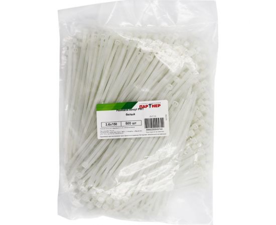 Ремешок-хомут Партнер PRT 150x3,6 500 шт. 827356 – изображение 2