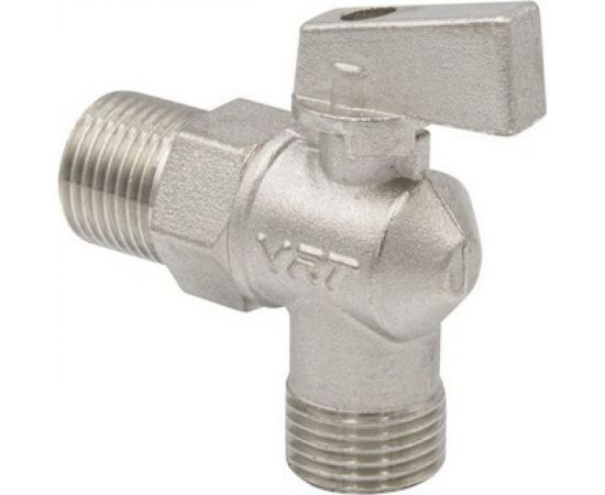 Угловой шаровой кран VRT 1/2 - 1/2 нар/нар рукоятка сверху 522219 – изображение 2