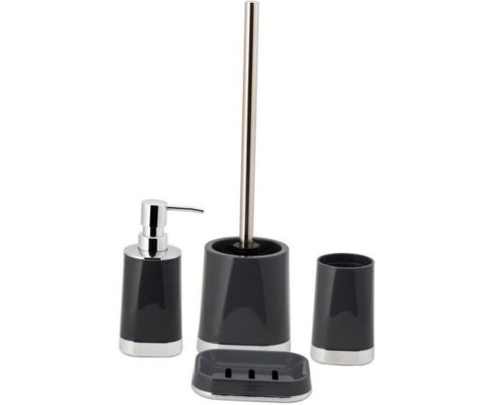 Ерш для туалета Аквадекор GLOSS темно-серый, полипропилен ATTP-1901DG-05 – изображение 2