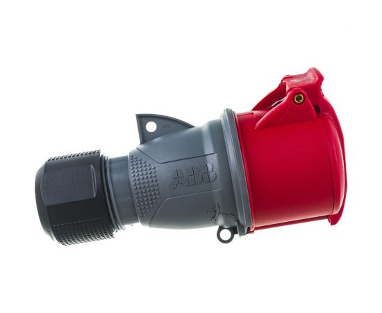 Кабельная розетка ABB Easy&Safe 432EC6, 32А, 3P+N+E, IP44, 6ч 2CMA102051R1000 – изображение 2