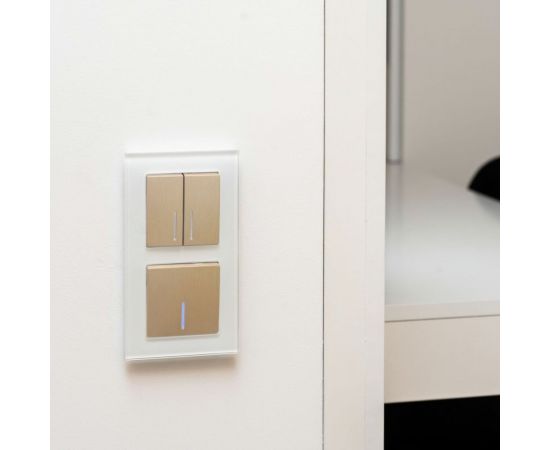 Выключатель WERKEL W1112110 одноклавишный проходной с подсветкой a051412 – изображение 3