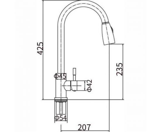 Смеситель для кухни FASHUN A56109 – изображение 3