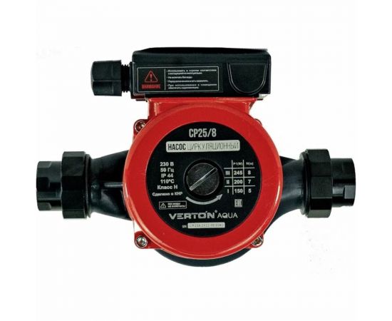 Циркуляционный насос VERTON AQUA CP25/8 01.13296.13315 – изображение 3