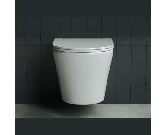 Подвесной унитаз Ceramica Nova Rimless CN3011 – изображение 3