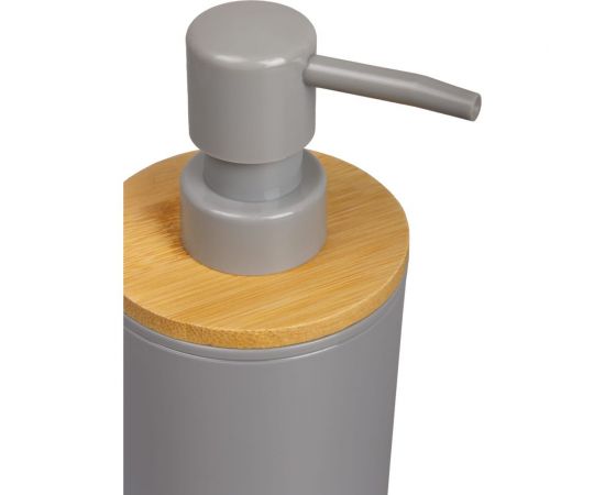 Дозатор для жидкого мыла Аквалиния Gray пластик, бамбук PS0112FA-LD – изображение 4