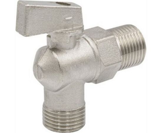 Угловой шаровой кран VRT 1/2 - 1/2 нар/нар рукоятка сверху 522219 – изображение 4