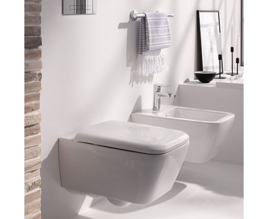 Подвесной унитаз GEBERIT iCon Square Rimfree безободковый, 6л, глубина 540 мм 201950000 00068185 – изображение 4