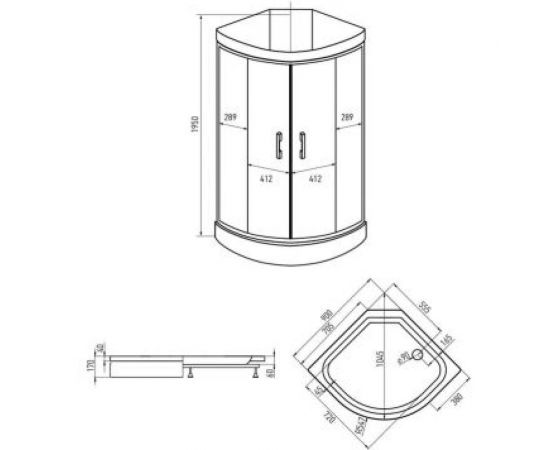 Душевая кабина ERLIT ER3509PE-C3-RUS – изображение 5