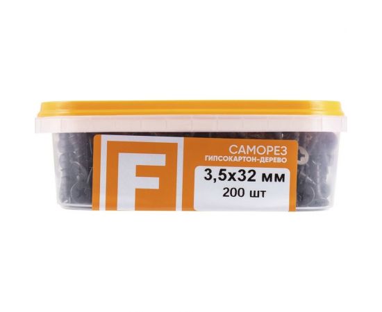 Усиленный саморез FastenPro ШСГД 3,5x32 200 шт., FP-б.пл.конт. 280 мл 14-0020599 – изображение 5