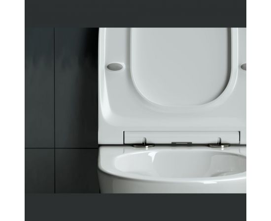 Подвесной унитаз Ceramica Nova Rimless CN3011 – изображение 7