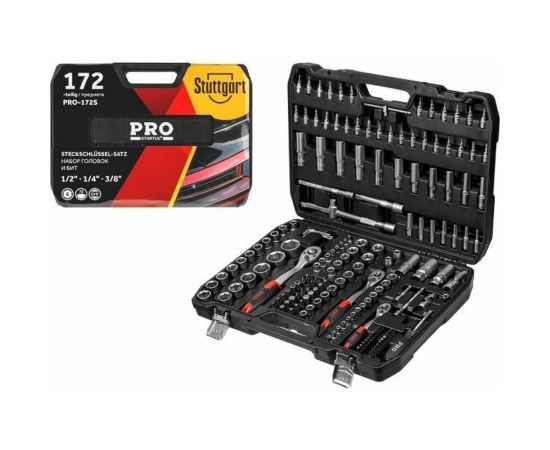 Набор головок и бит STARTUL Stuttgart 172пр. 1/4 ,3/8 ,1/2 PRO-172S – изображение 8
