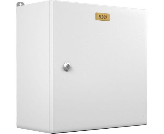 Электротехнический настенный шкаф ЦМО сплошная металлическая дверь, серый EMW-500.500.250-1-IP66 