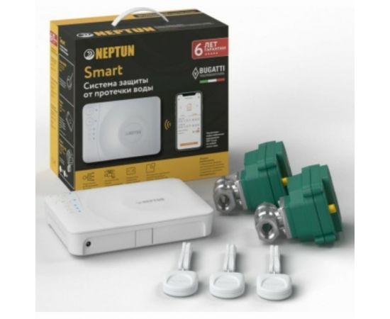 Система защиты от протечек воды Neptun Bugatti Smart 3/4 Tuya 088528 