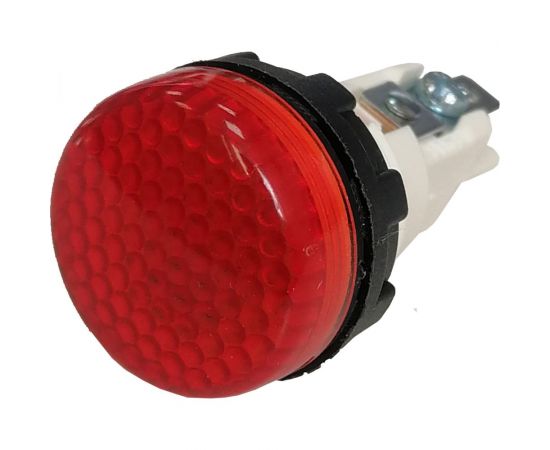 Сигнальная арматура Emas красная 22мм под лампу с резьбой Ba9S 220B, S224NK7 
