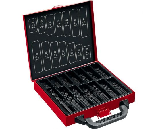 Набор сверл по металлу ЗУБР сталь Р4М2, 99 шт, 1-10 мм 29605-H99 