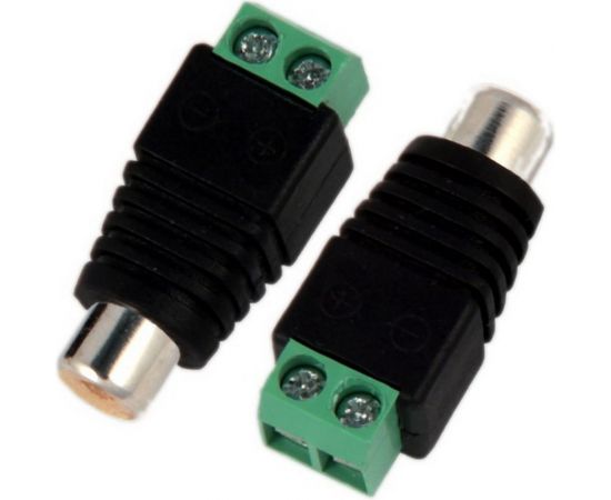 Разъем RCA гнездо Pro Legend пластик на кабель, винт, PL2162 