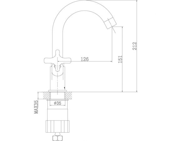 Смеситель для раковины Rossinka RS39-62U – изображение 2