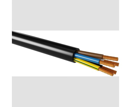 Провод ПВС TDM 5х2,5 ГОСТ 100м, черный SQ0118-0392 – изображение 2