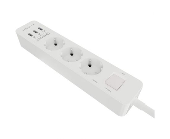 Удлинитель с USB зарядкой HARPER UCH-340 White QC3.0 H00002821 – изображение 2