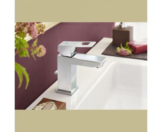 Смеситель для раковины GROHE Eurocube донный клапан 23127000 – изображение 3