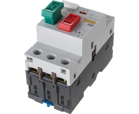 Автоматический выключатель защиты двигателя IEK ПРК 32-6.3, In=6.3A, Ir=4-6.3A, Ue, 660В DMS11-D63 – изображение 4