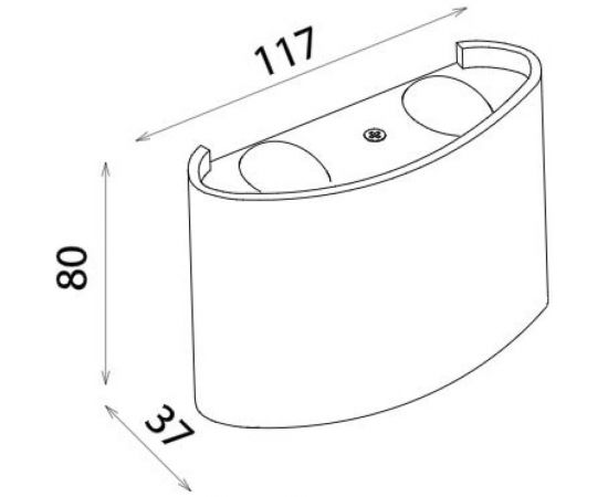 Садово-парковый светильник Elektrostandard 1555 TECHNO LED со светодиодами TWINKY DOUBLE чёрный a049672 – изображение 4