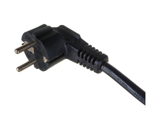 Шнур питания LANMASTER C19-Schuko, 3х1.5, 220В, 16А, черный, 0.5 метра LAN-PP19/SHA-0.5-BK – изображение 4