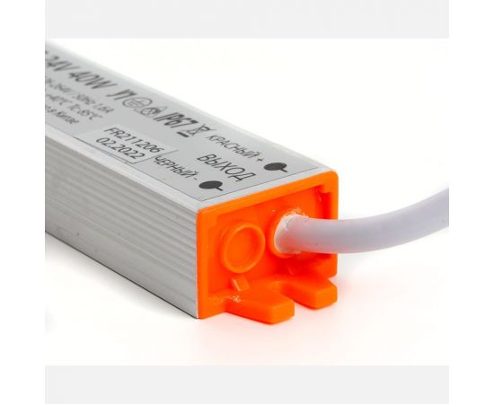 Электронный трансформатор для светодиодной ленты FERON 40W 24V (драйвер), LB007, 48055 – изображение 4