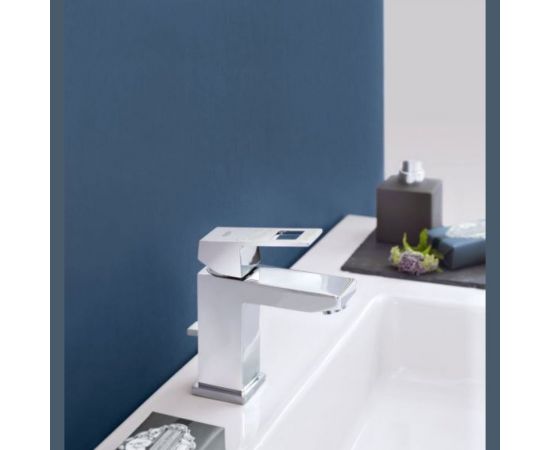 Смеситель для раковины GROHE Eurocube донный клапан 23127000 – изображение 5