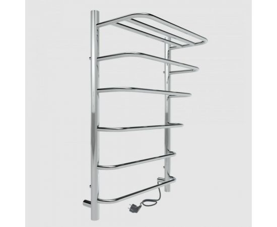 Полотенцесушитель INDIGO Hit (electro) 80/50 (скрытый монтаж, универсальное подключение R/L, полированный) LHE80-50R – изображение 5