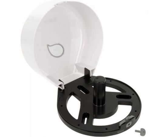 Диспенсер для туалетной бумаги ЛАЙМА PROFESSIONAL ECO Система T2 малый, белый, ABS-пластик 606545 – изображение 5