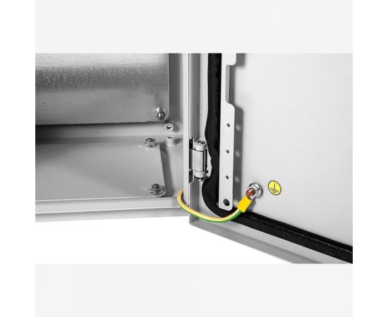 Электротехнический настенный шкаф ЦМО сплошная металлическая дверь, серый EMW-500.500.250-1-IP66 – изображение 5