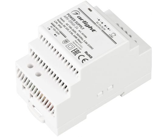 Блок питания Arlight ARV-DR60-24 031086 – изображение 6