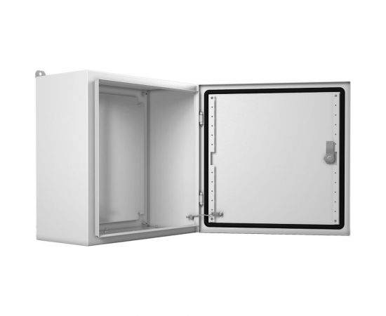 Электротехнический настенный шкаф ЦМО сплошная металлическая дверь, серый EMW-500.500.250-1-IP66 – изображение 7