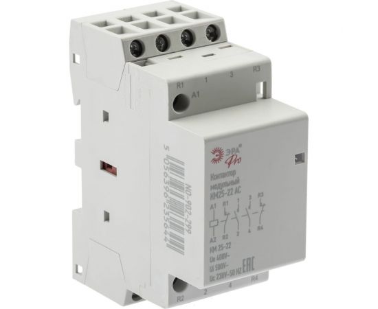 Модульный контактор ЭРА PRO NO902299 КМ2522 AC Б0049164 