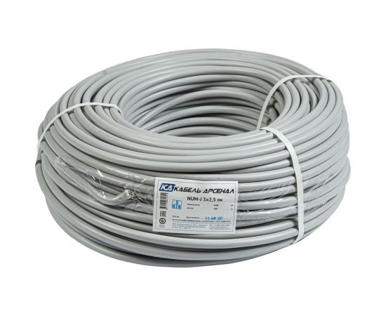Кабель NUM-J Кабель-Арсенал 3x2,5 ГОСТ - 100 м 54915 