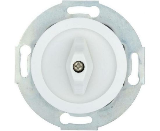 Поворотный выключатель LK Studio (сх.5), 10 A, 250 B, белый, LK Vintage 880604-1 