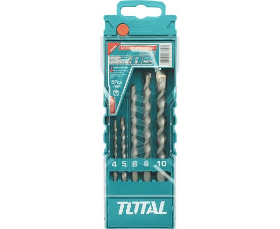 Набор сверл по камню 5 шт, 4-10 мм TOTAL TACSD5051 