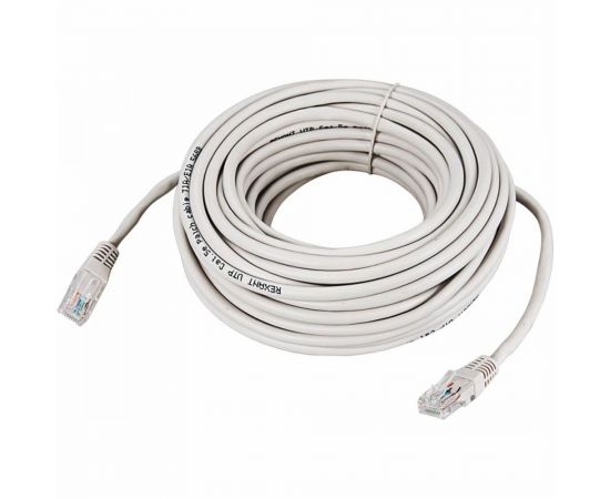 Патч-корд UTP 5e кат. литой 10М СЕРЫЙ REXANT 18-1009 – изображение 2