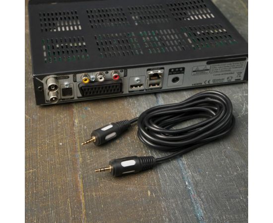 Стерео кабель REXANT 3.5 мм - стерео шт 3.5 мм 3м Gold 06-3010 – изображение 2