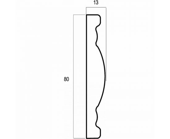 Молдинг Cosca 80-7 Лента патина СПБ029400 – изображение 2