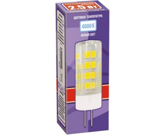 Лампа Jazzway PLED-G4 5w 4000K 400Lm 175-240V пластик d15x47мм 5000971 – изображение 2