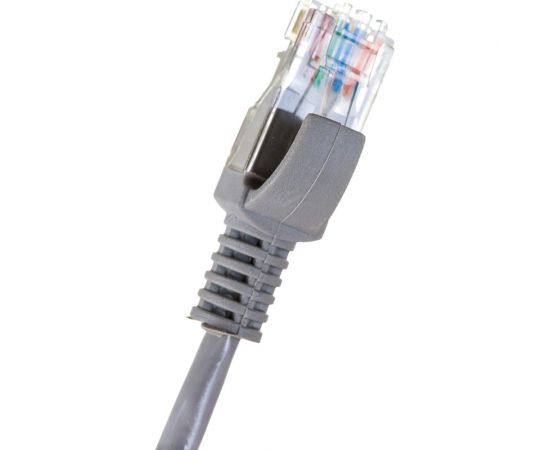 Патч-корд ExeGate UTP-RJ45-RJ45-5e-0,3M-GY, UTP, cat.5e, 0.3м, серый 258663 – изображение 3